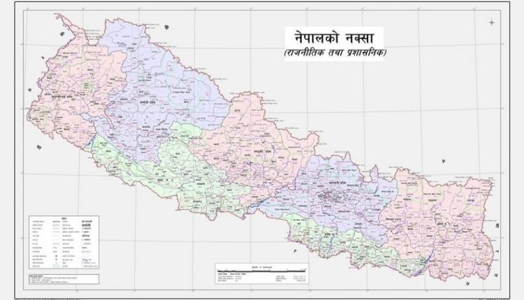new map nepal