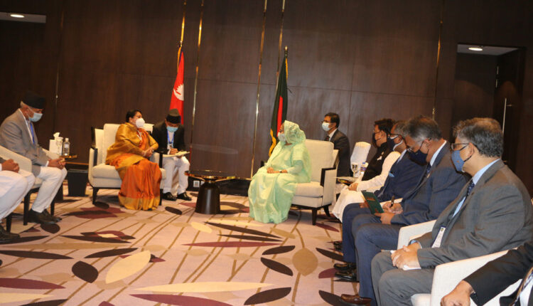 Bidhya-bhandari-shekh-hasina-meet-rss